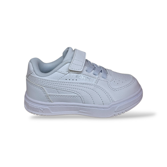 Sneakers-bambino-Puma-Caven-bianco-velcro-lacci-elastici-Scarpetteria-Gica-Trani

