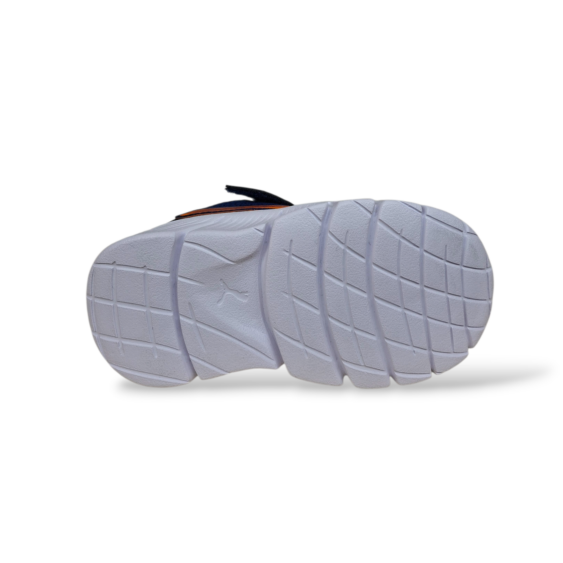 Sneakers-flessibili-bambino-Puma-FlexFocus-blu-arancione-Scarpetteria-Gica-Trani
