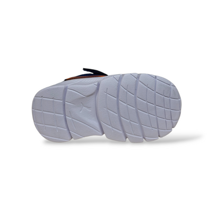 Sneakers-flessibili-bambino-Puma-FlexFocus-blu-arancione-Scarpetteria-Gica-Trani
