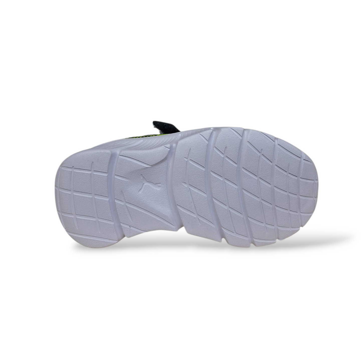 Sneakers-flessibili-bambino-Puma-FlexFocus-grigio-giallo-Scarpetteria-Gica-Trani
