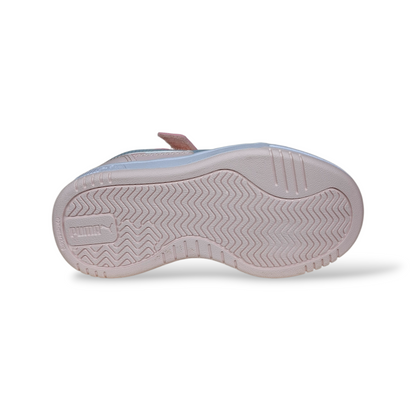 Sneakers-sportive-bambina-Puma-Caven-rosa-celeste-bianco-Scarpetteria-Gica-Trani
