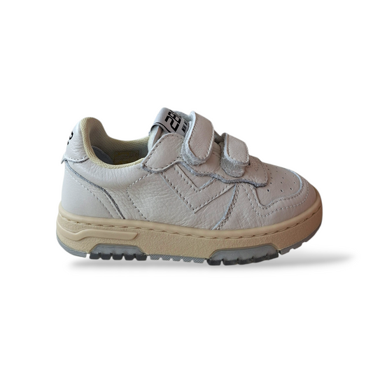 Sneakers bambino 2B12 Baby-Mini Hyper bianche pelle velcro Scarpetteria Gica Made in Italy
