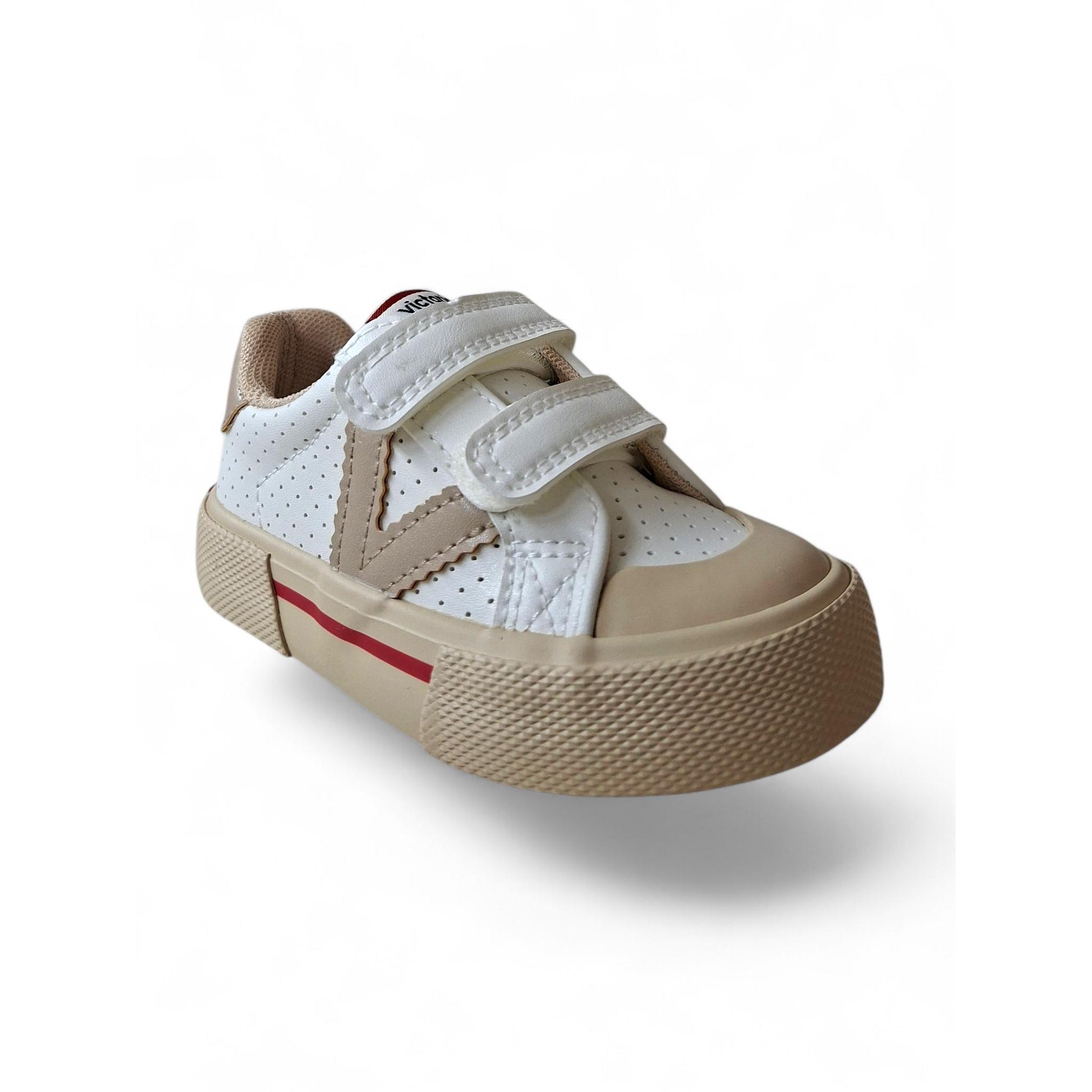 Sneakers bambino traspirante pelle bianca Victoria Tribu Scarpetteria Gica Trani
