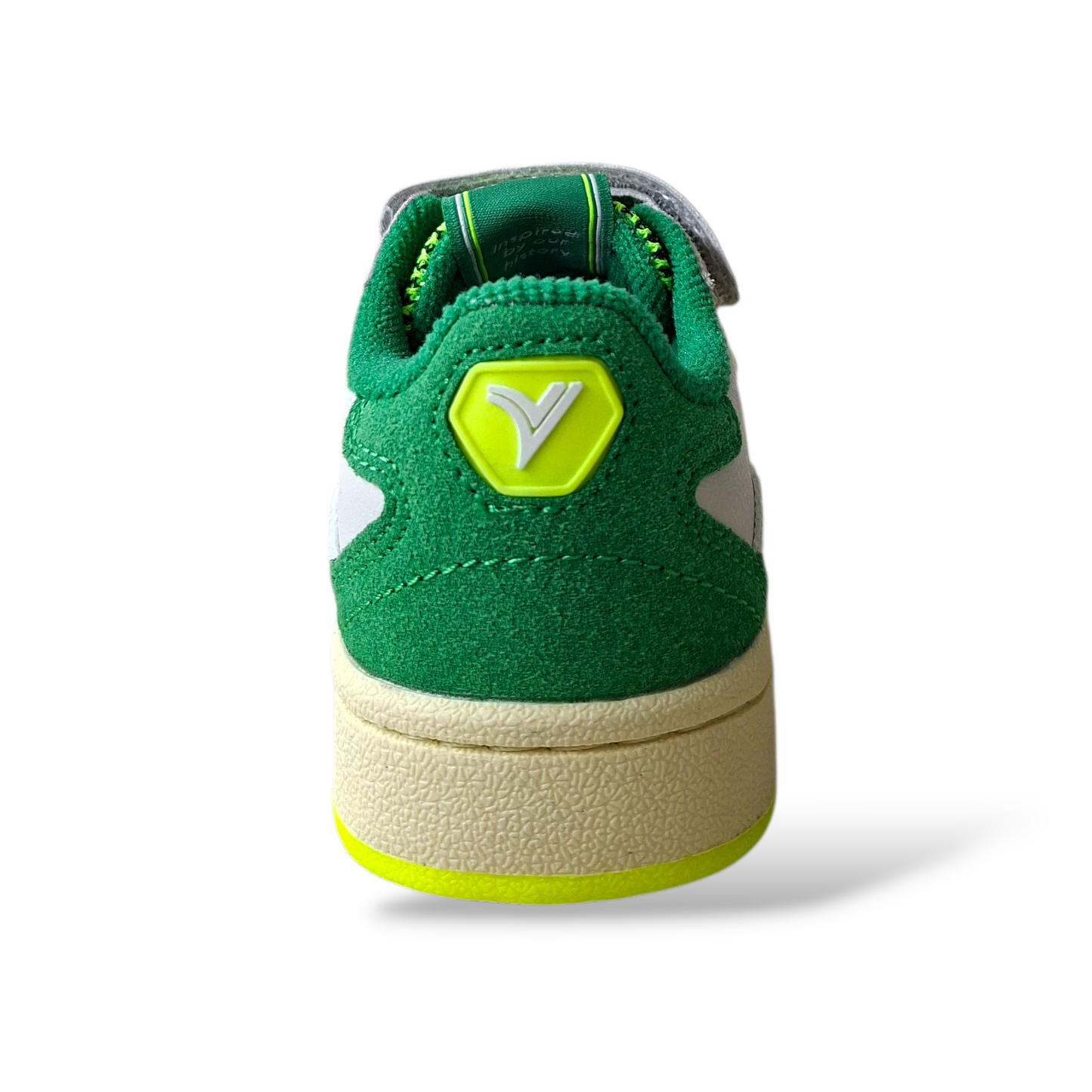 Scarpe bambino pelle bianca verde Victoria Smash Scarpetteria Gica Trani
