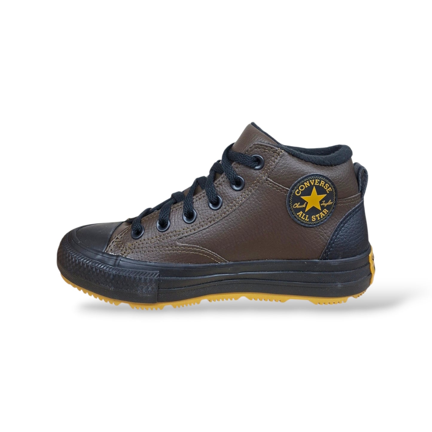 Converse Malden Street Boot Sneakers Ragazzi Marrone Nero | Taglia 36-40 | Tela Lacci | Scarpetteria Gica