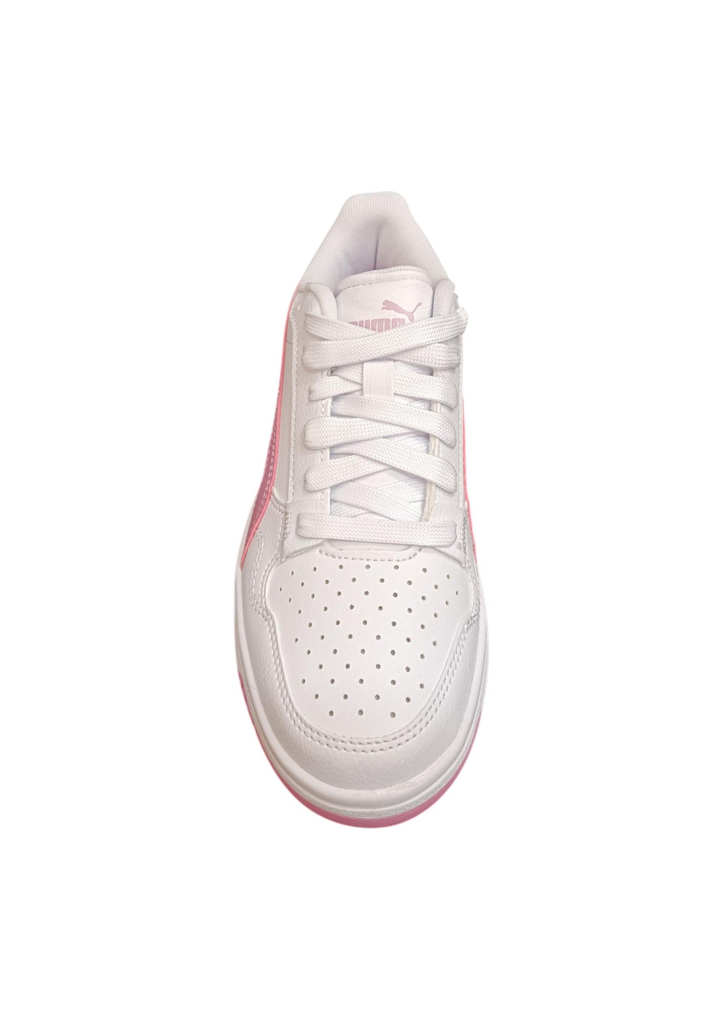 Scarpe sneakers Bambini e ragazzi PUMA REBOUND  bianco-rosa laccio