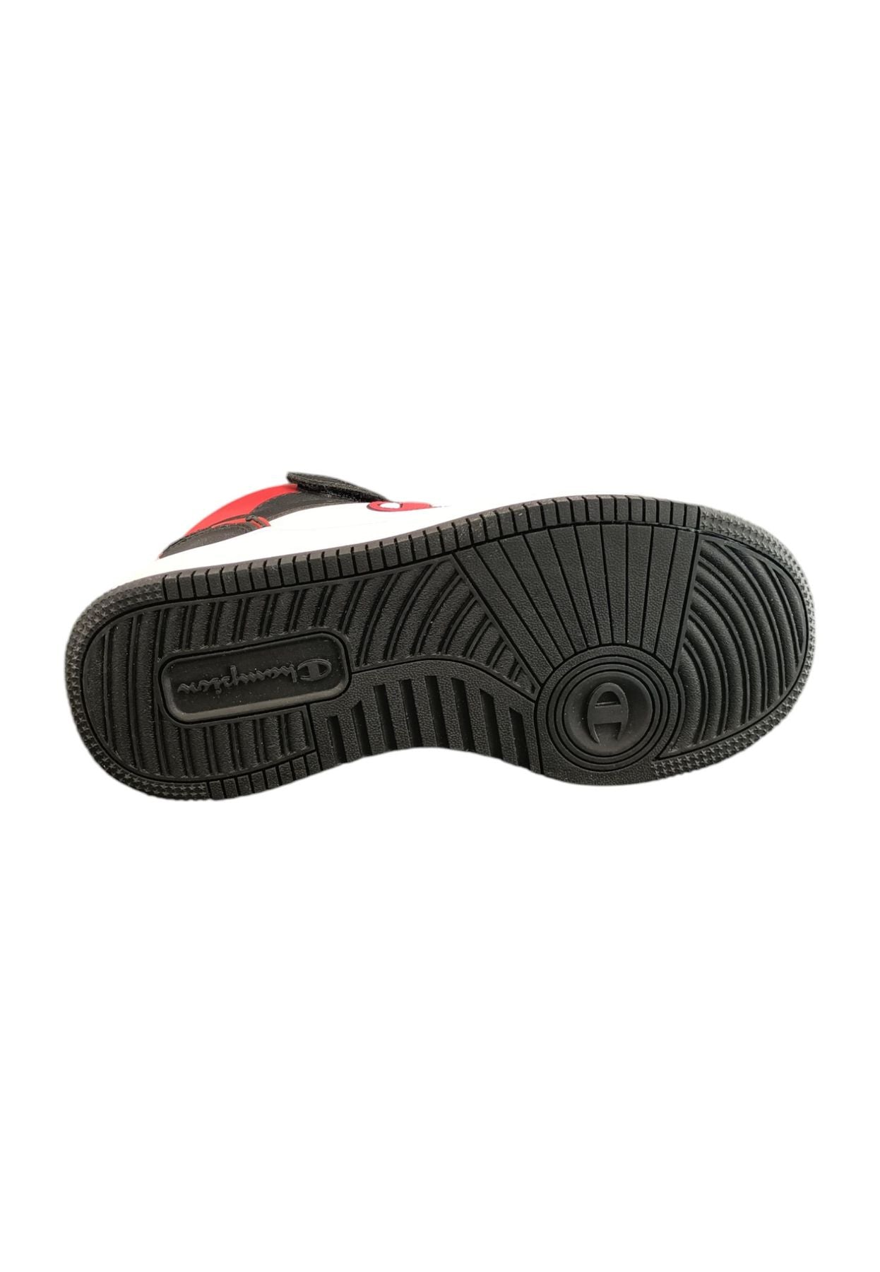 Scarpe sneakers Unisex bambini Champion REBOUND  bianco-nero laccio elastico