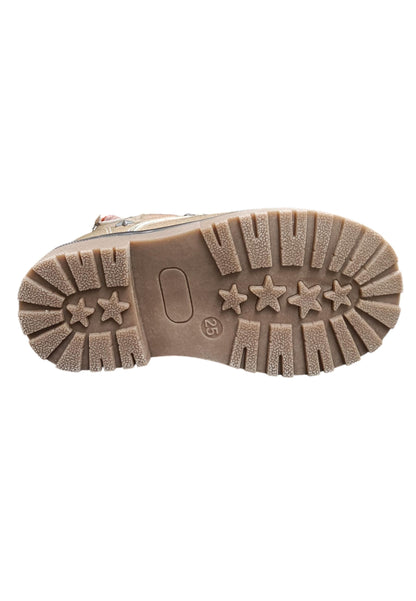 Anfibio bambina XTI Botin cipria rosa pelle zip laterale urban style