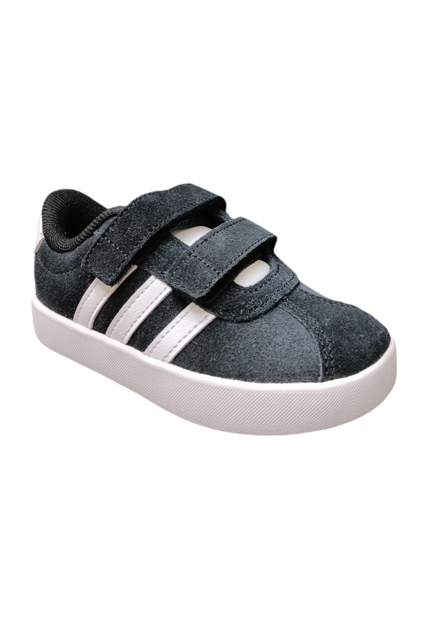 sarpe sneakers Bambini e ragazzi adidas GRAND COURT  nero-bianco velcro