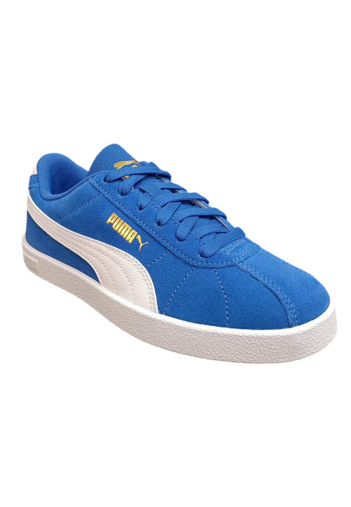 Scarpe sneakers Bambini e ragazzi PUMA CLUB  azzurro-bianco laccio