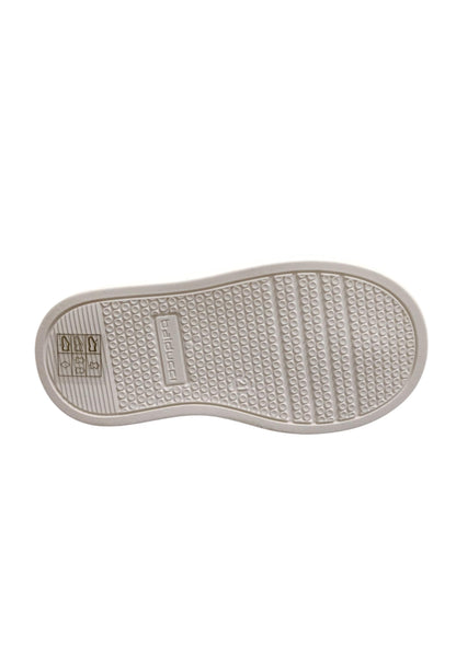 Sneakers primi passi bambino Balducci Cita blu grigio pelle - Stile urbano con velcro