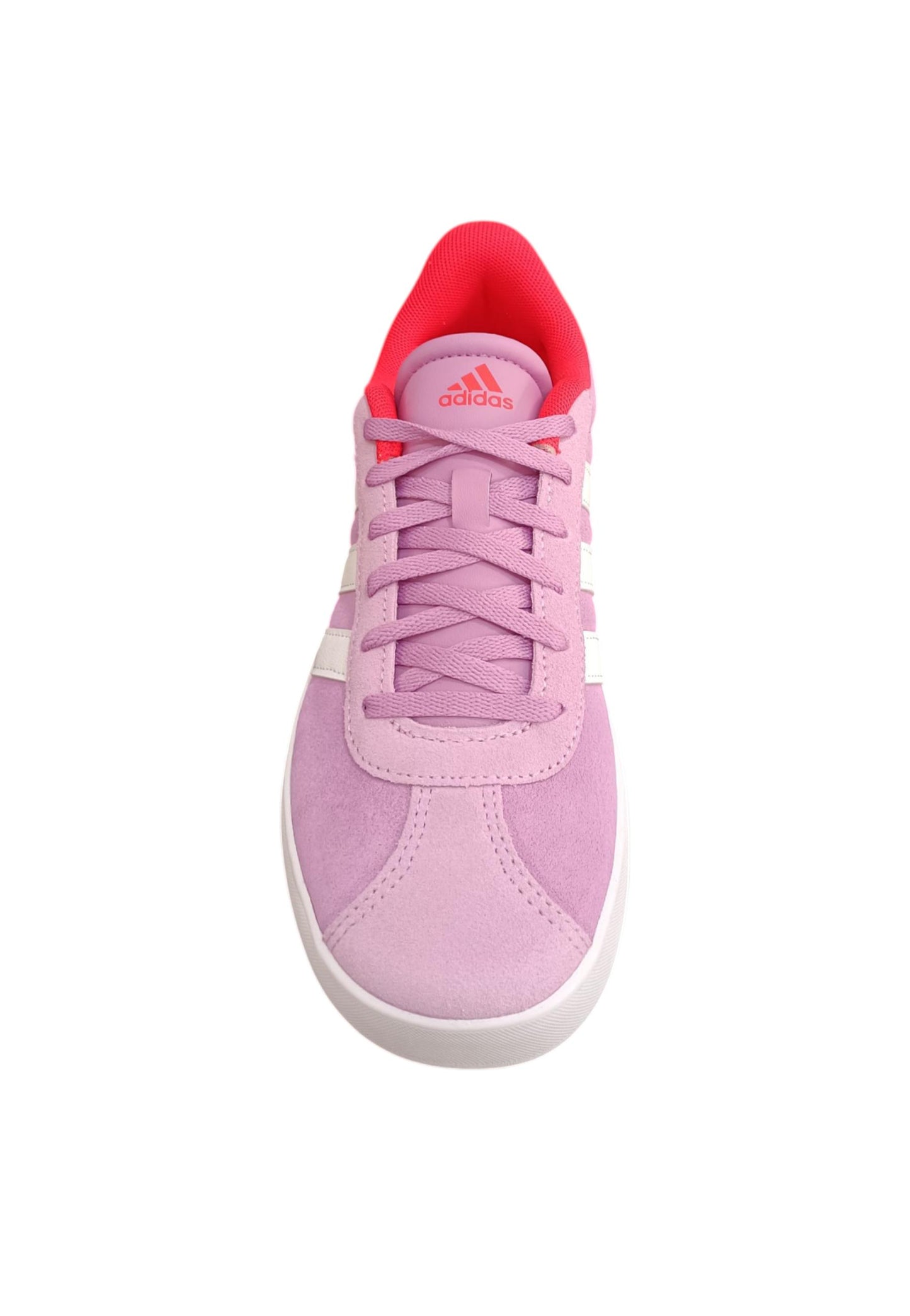 sarpe sneakers Bambini e ragazzi adidas GRAND COURT  viola-bianco laccio