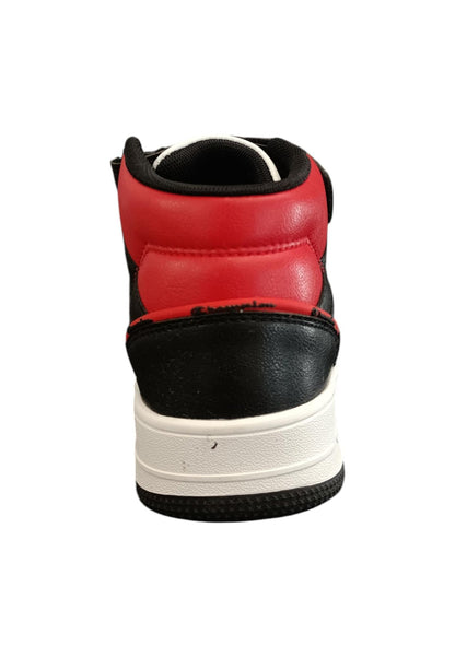 Scarpe sneakers Unisex bambini Champion REBOUND  bianco-nero laccio elastico
