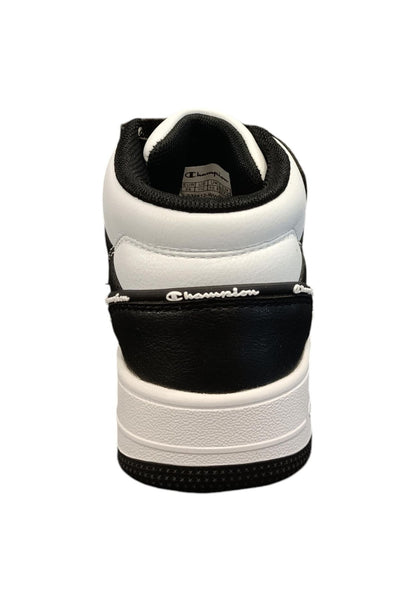 Scarpe sneakers Unisex bambini Champion REBOUND  bianco-nero laccio elastico