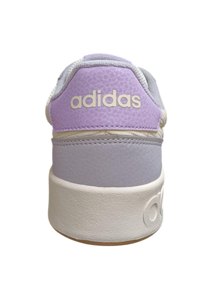 Scarpe sneakers Bambine e ragazze adidas rapid court  bianco-rosa-grigio velcro