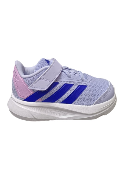 Scarpe sneakers Bambine e ragazze adidas DURAMO  lilla-viola laccio elastico e velcro