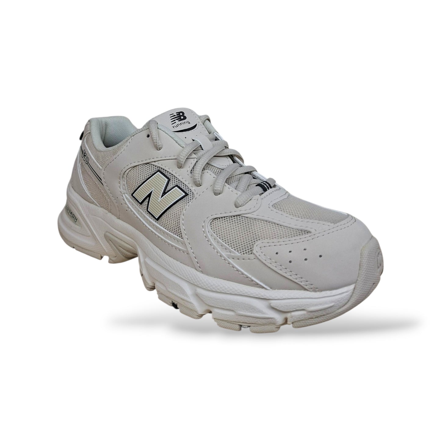 New Balance 530 Sneakers Bambini Ragazzi Beige Bianco | Taglia 20-40 | Pelle Tessuto | Scarpetteria Gica