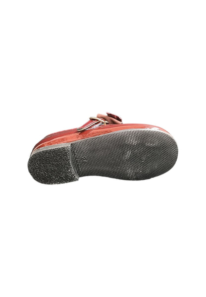 Ballerina bambino Panyno B2601 bordeaux vernice fibbia fiocco estraibile elegance