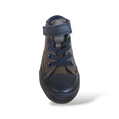 Scarpe sneakers Bambini e ragazzi converse malden street A18062C marrone-nero laccio elastico e velcro