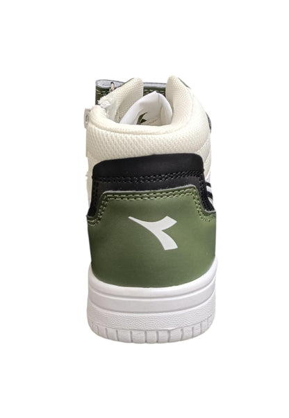 Scarpe sneakers Bambini e ragazzi Diadora RAPTOR  nero-bianco laccio elastico e velcro