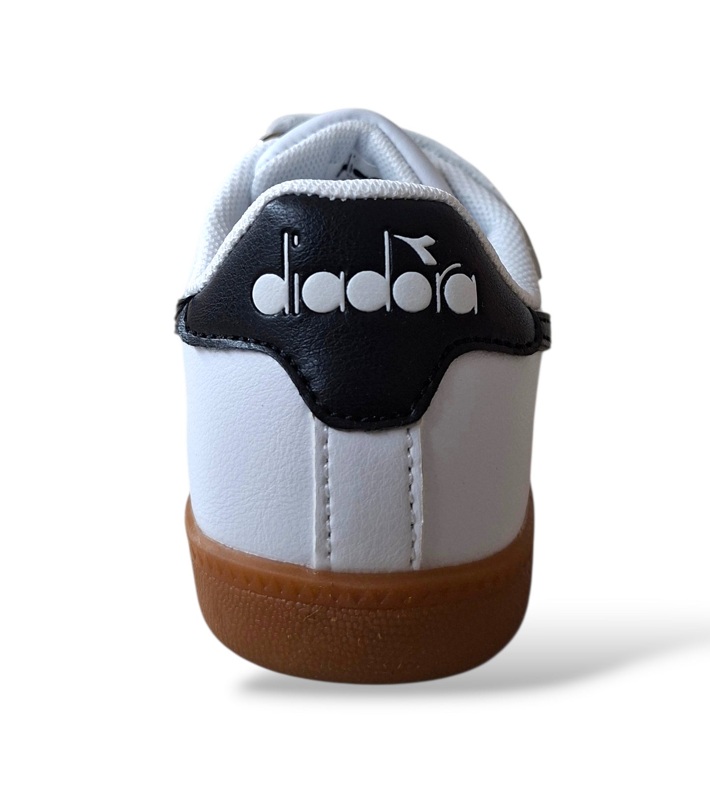 Scarpe sneakers Bambini e ragazzi Diadora KYOTO bianco-nero laccio elastico e velcro