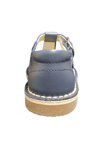 Scarpe occhi di bue-semiaperto Bambini panyno B2805  blue fibia