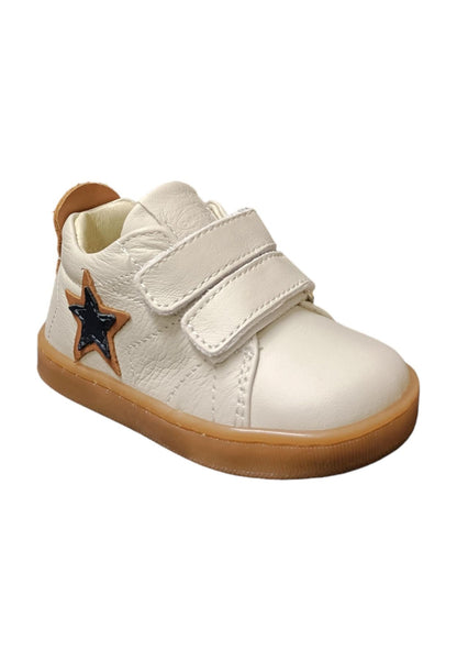 Scarpe sneakers Unisex bambini balducci cita  bianco-beige-blue velcro