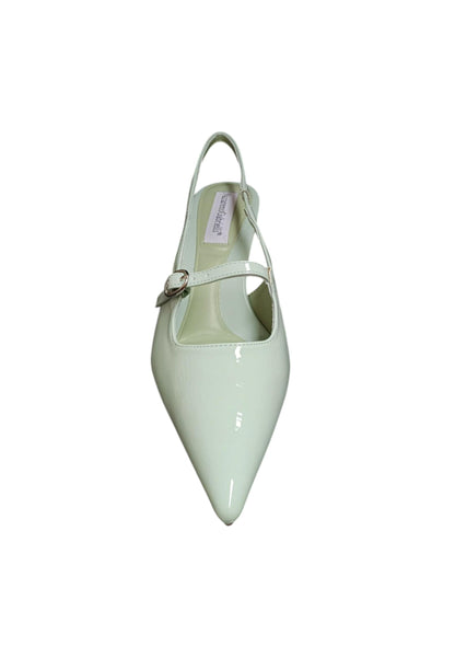 Décolleté donna Nazareno Gabrieli verde tiffany vernice - Eleganza fresca con elastico