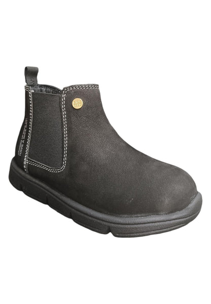 Stivaletto Bambine Gioseppo CIGAND Nero con Zip - Scarpe Nabuk