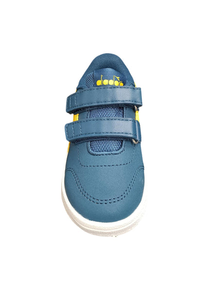Scarpe sneakers Bambini e ragazzi Diadora bonny  blue-giallo velcro