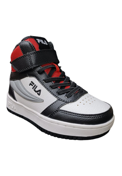 Scarpe sneakers Unisex bambino fila REGA  bianco-celeste-blue laccio elastico e velcro
