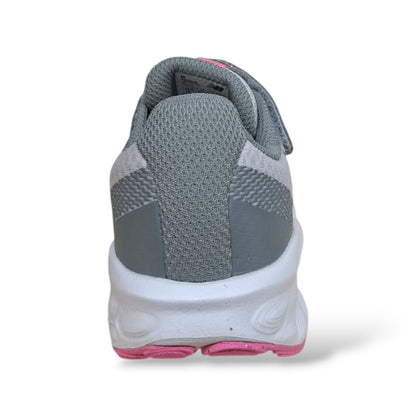 New Balance 520 Sneakers Bambine Ragazze Grigio Rosa | Taglia 28-35 | Tessuto Velcro | Scarpetteria Gica