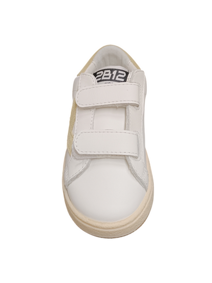 Scarpe sneakers Bambini e ragazzi 2B12 BABYMINI SUPRIME  bianco-beige velcro