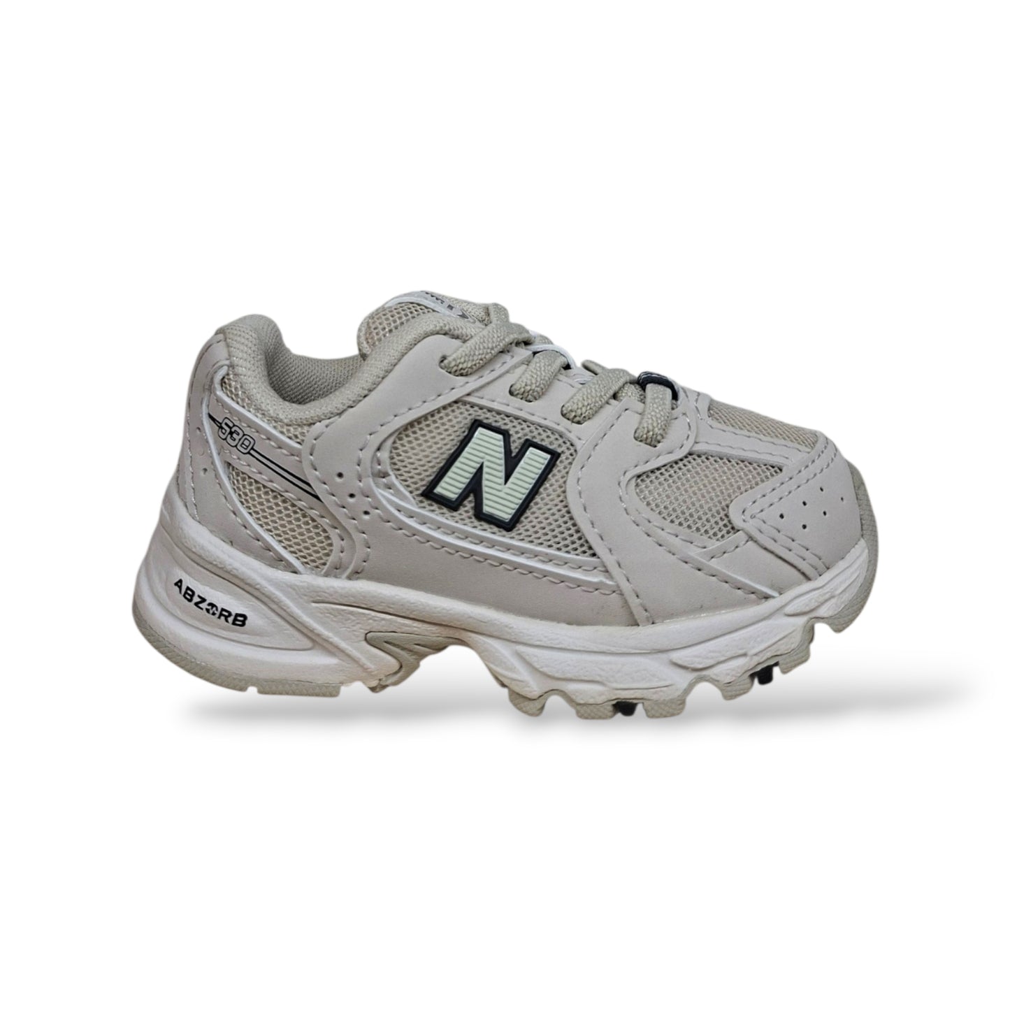 New Balance 530 Sneakers Bambini Ragazzi Beige Bianco | Taglia 20-40 | Pelle Tessuto | Scarpetteria Gica