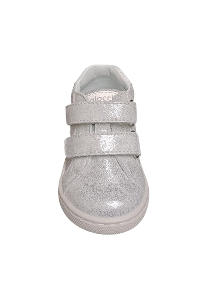 Scarpe sneakers Bambine balocchi MINI  bianco-argento velcro
