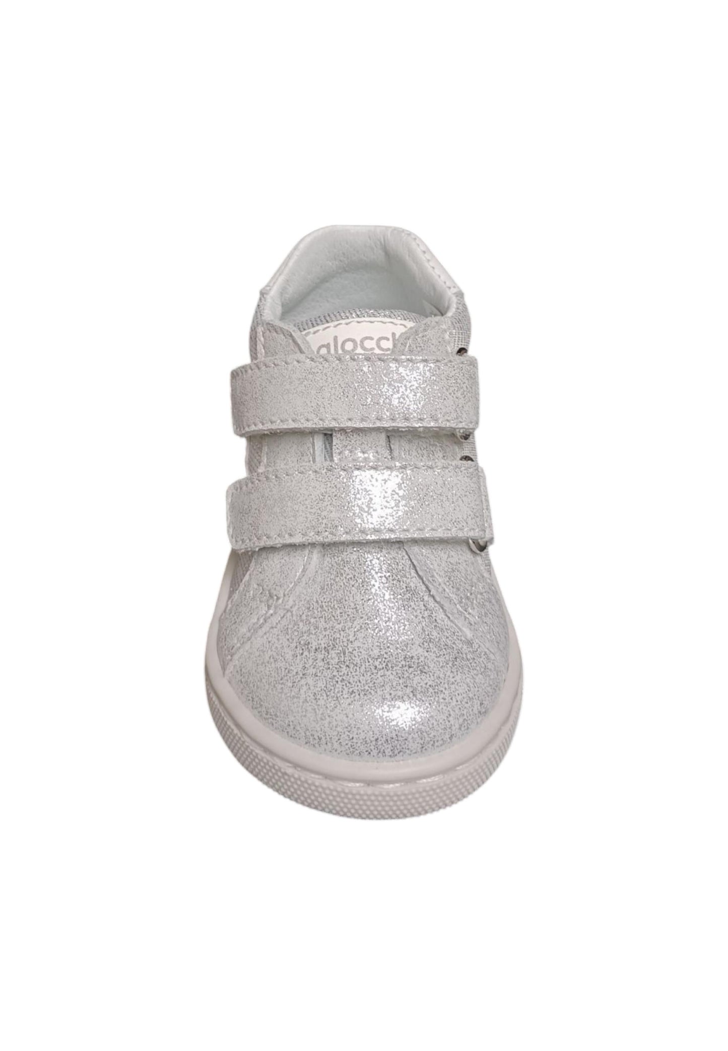Scarpe sneakers Bambine balocchi MINI  bianco-argento velcro