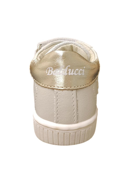 Scarpe sneakers bambina balducci cita  beige-oro velcro