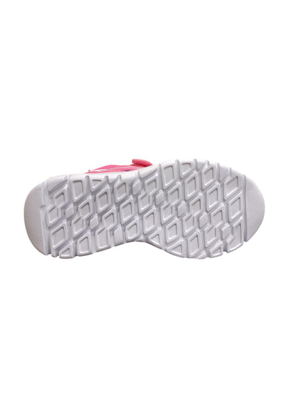 Scarpe sneakers Bambine e ragazze Diadora evo run  rosa bianco laccio elastico e velcro