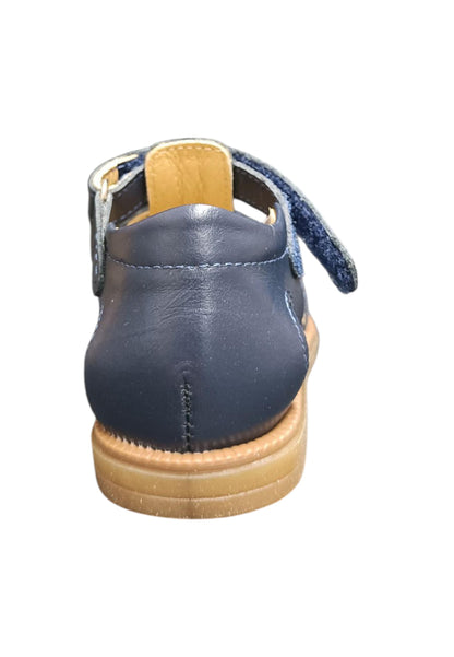 Scarpe occhi di bue-semiaperto Bambini platis open classic  blue velcro