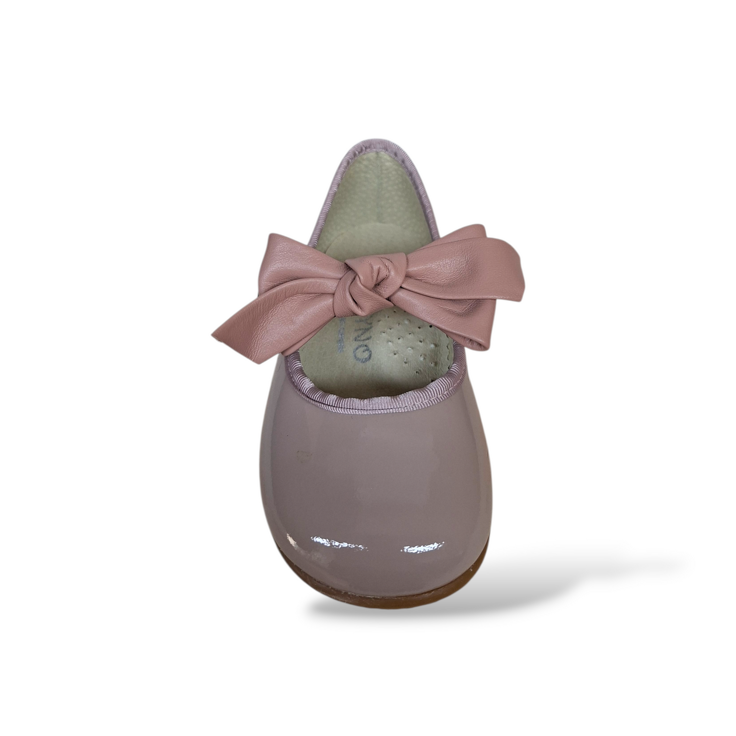 Ballerine bambina PANYNO cipria vernice fibbia cerimonia eleganti