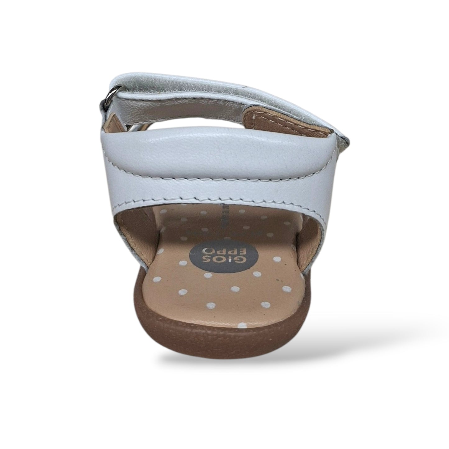 Sandali Bambina GIOSEPPO SANDOWN 78812 Bianchi – Scarpe Cerimonia in Pelle con Velcro