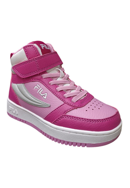 Scarpe sneakers Unisex bambino fila REGA  bianco-celeste-blue laccio elastico e velcro