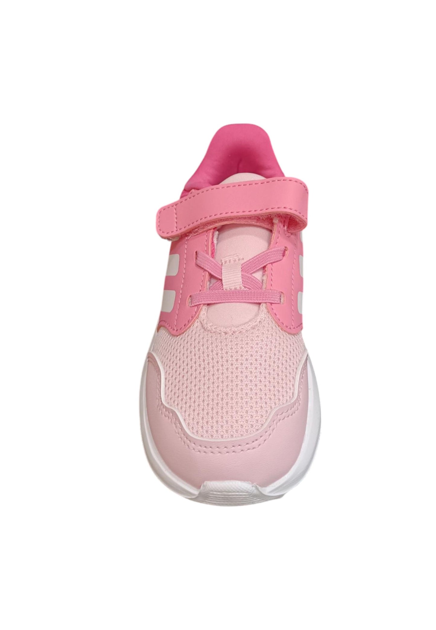 Scarpe sneakers Bambine e ragazze adidas tensaur  rosa-fuxja-bianco velcro