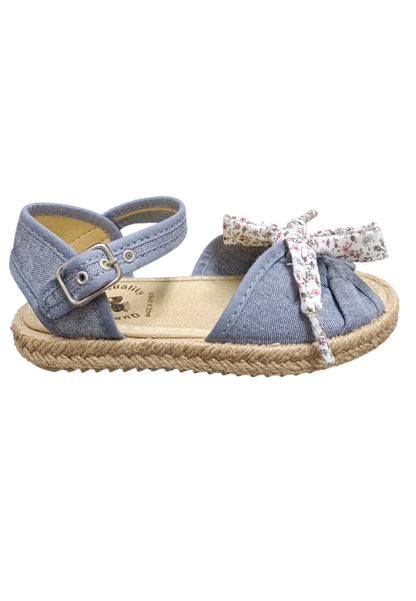 Espadrillas bambina Vul-Ladi Carla jeans tela velcro summer style