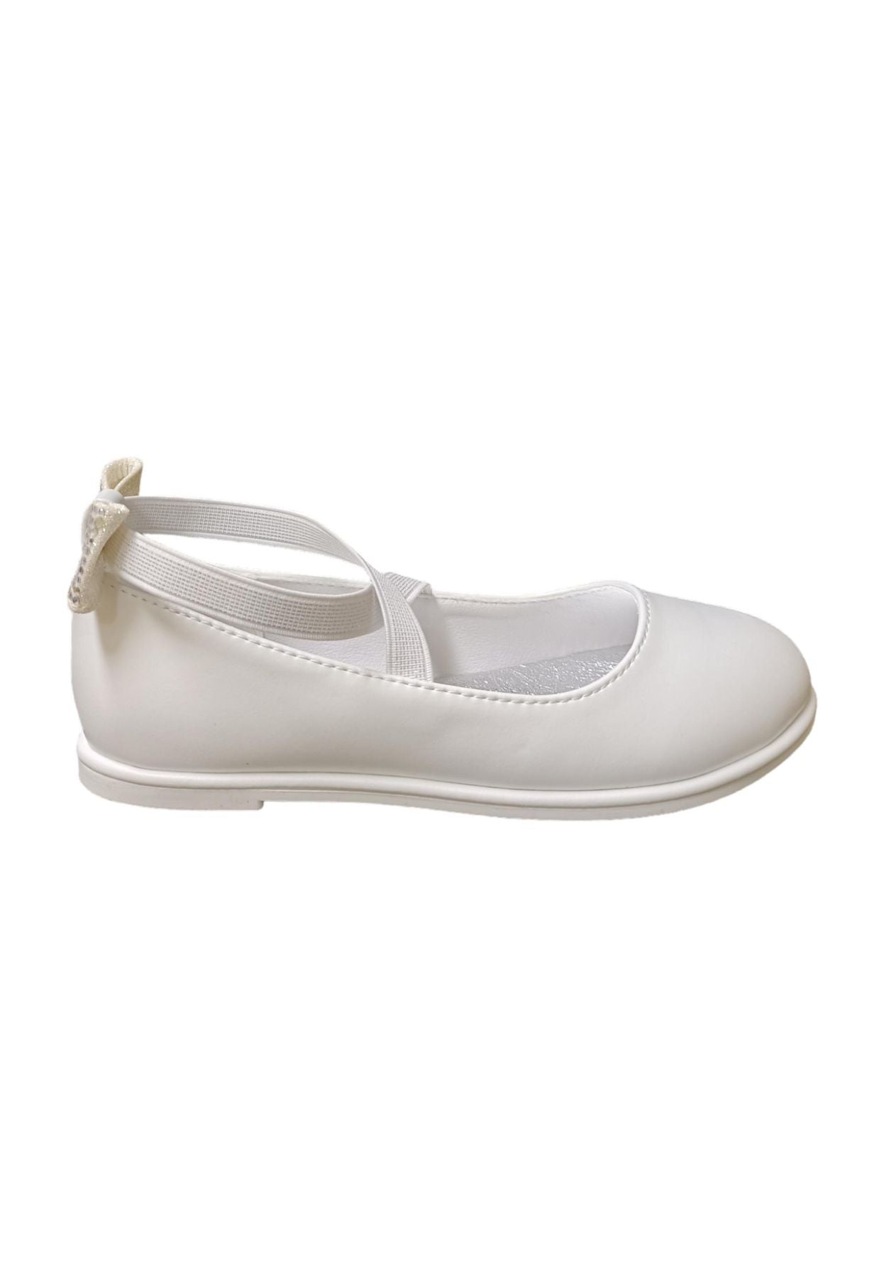 Ballerina bambina Gaelle Madame bianco multicolore pelle elastico elegance style