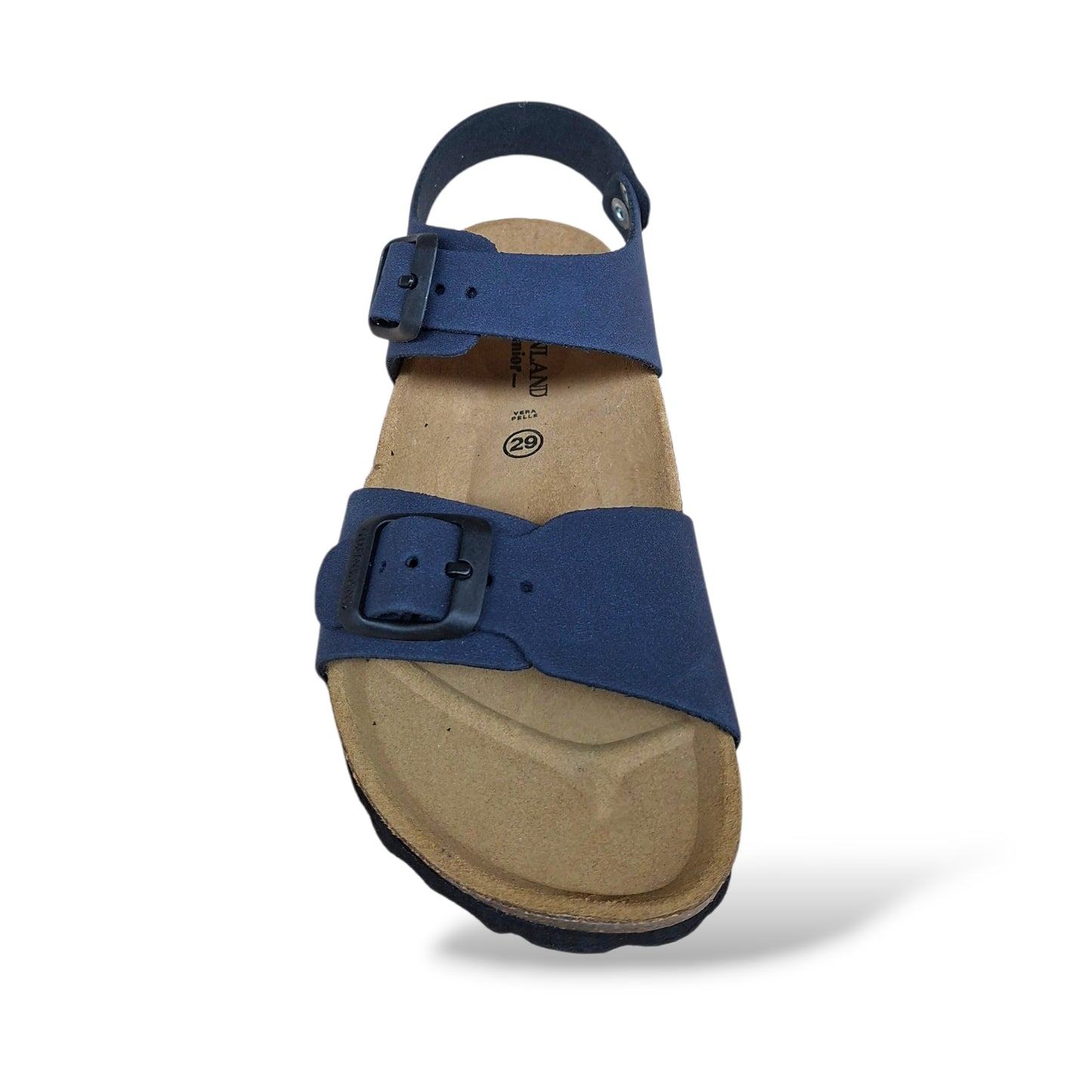 Sandalo Bio Sughero Bambini e Ragazzi Grunland Junior Luce Blu – Fibia Sottopiede Sughero EVA Unisex