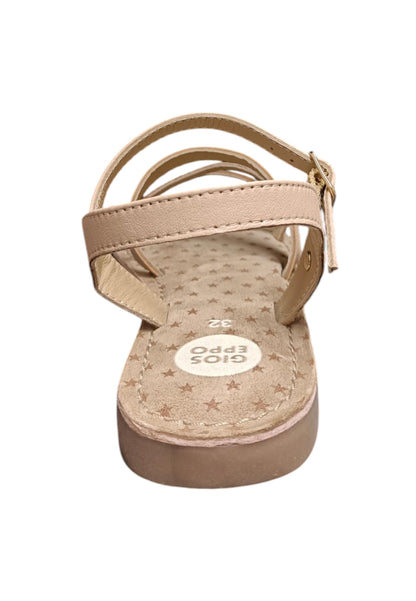 Sandalo bambina Gioseppo Vershire rosa pelle fibbia comfort elegance