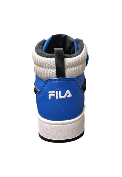 Scarpe sneakers Unisex bambino fila REGA  bianco-celeste-blue laccio elastico e velcro