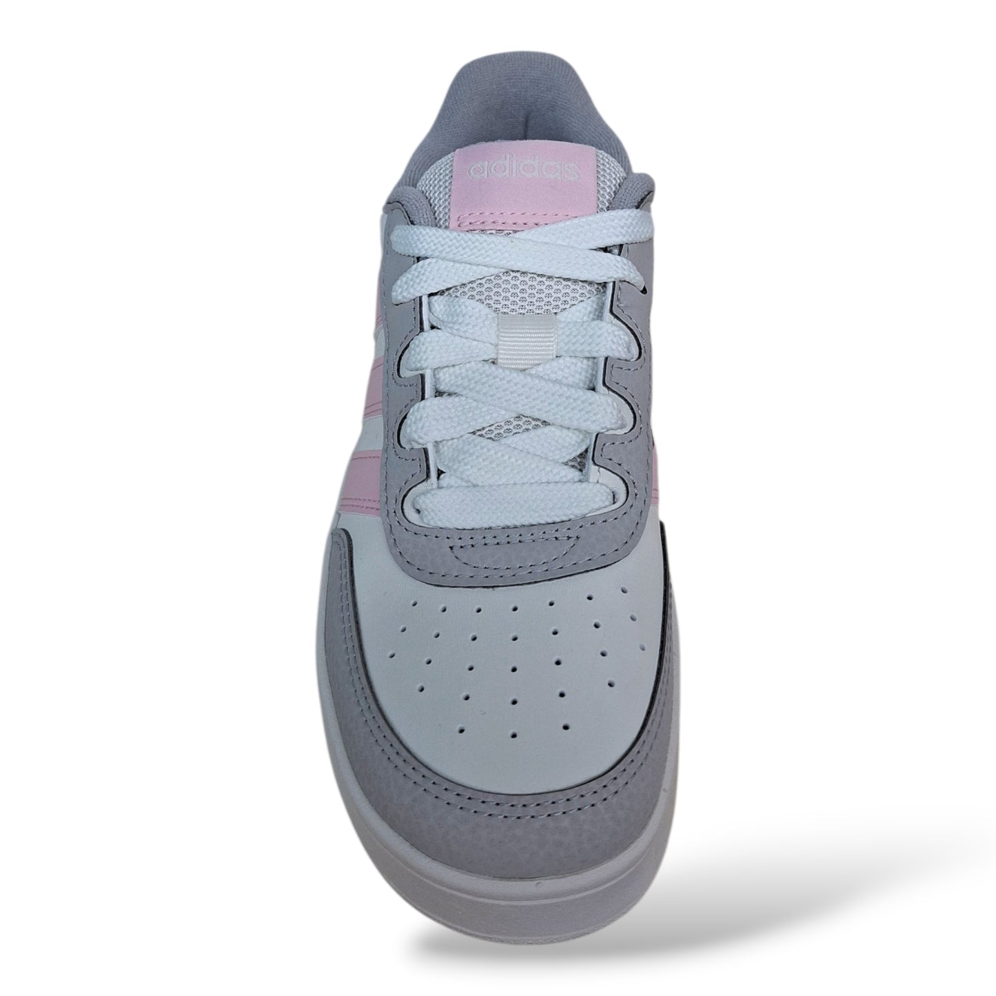 scarpe-sportive-femminili-ragazze-adidas-breakbase-bianco-grigio-rosa-pelle-lacci-back-to-school-scarpetteria-gica-trani
