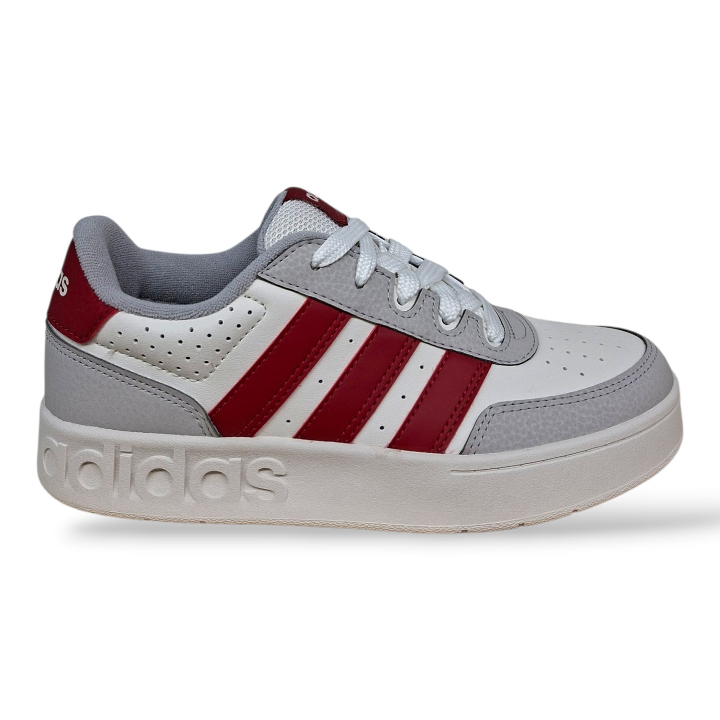 adidas-breakbase-kj9591-sneakers-ragazzi-bianco-grigio-rosso-pelle-lacci-taglie-36-40-scarpetteria-gica-trani
